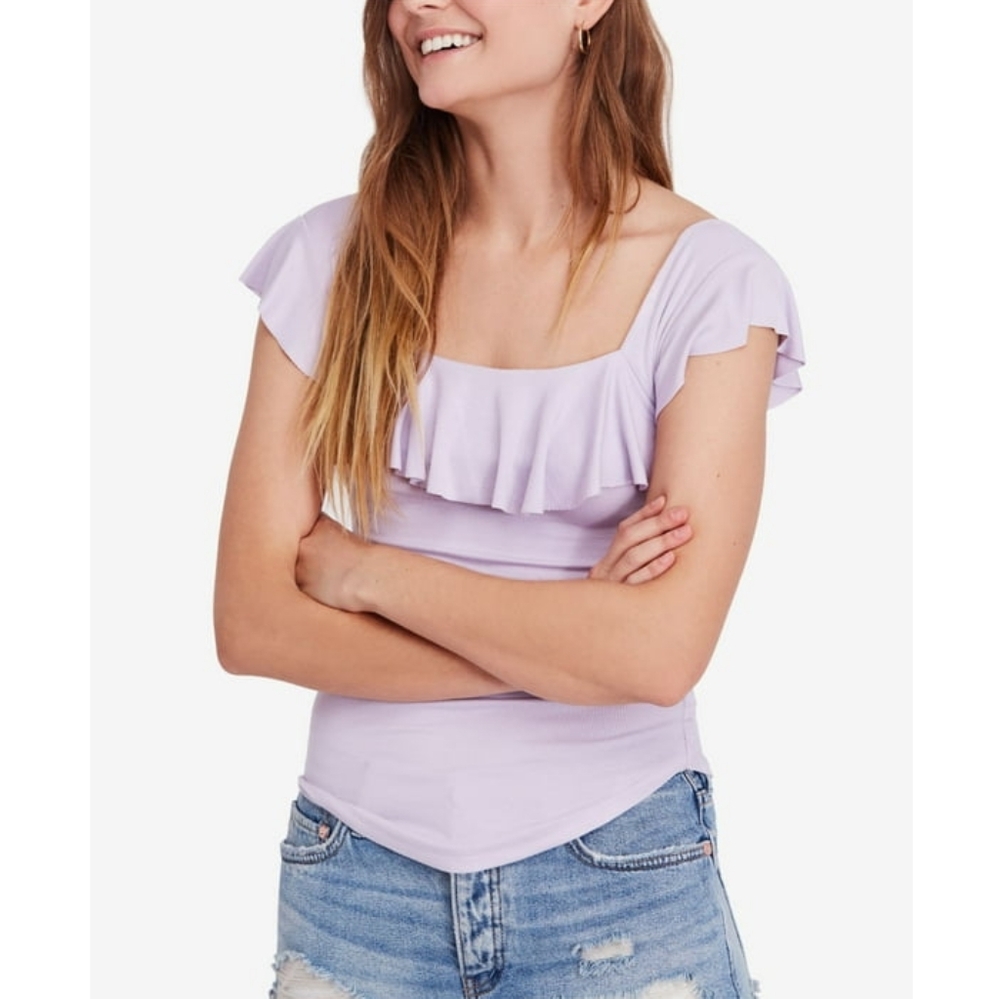 Free People Ruffled Top